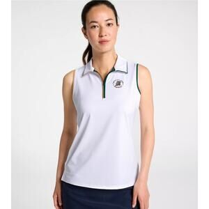 NWT 125th U.S. Open Oakmont Walter Hagen Sleeveless USGA Golf Polo White XL,2XL